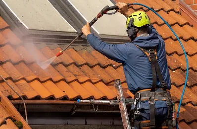 Démoussage et hydrofuge de toiture à Affoux